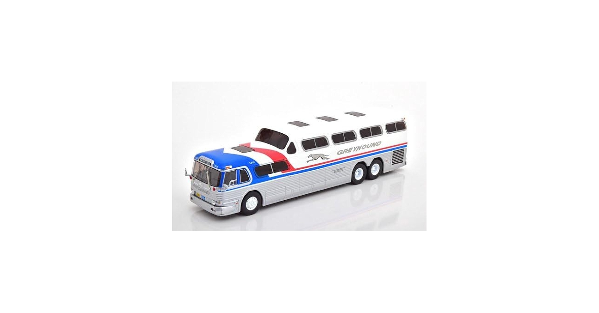 IXO グレイハウンド SCENICRUISER 1956  1/43 GREYHOUND SCENICRUISER 1956 Blue/Silver/white